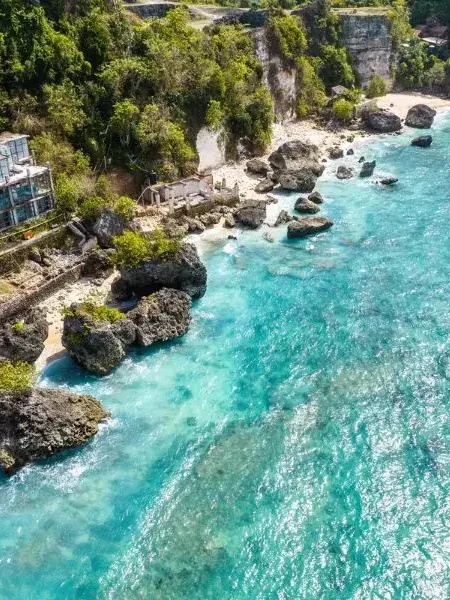 Image of Accommodation overlooking beach at Bingin Beach Bali Indonesia - Is Bingin Beach the New Canggu? Comparing Bali’s Hottest Surf Spots