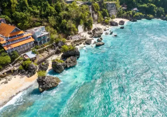 Image of Accommodation overlooking beach at Bingin Beach Bali Indonesia - Is Bingin Beach the New Canggu? Comparing Bali’s Hottest Surf Spots