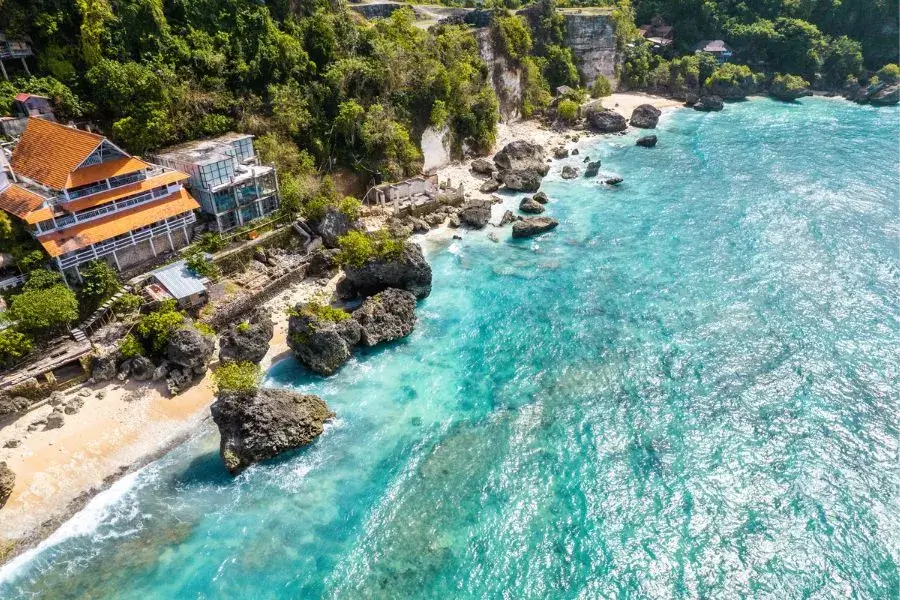 Image of Accommodation overlooking beach at Bingin Beach Bali Indonesia - Is Bingin Beach the New Canggu? Comparing Bali’s Hottest Surf Spots